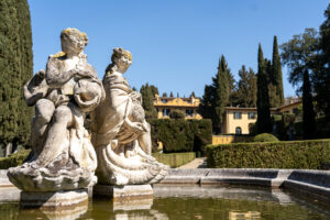 Garden of Villa Schifanoia, ancient Florentine villa